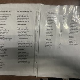 Menu.