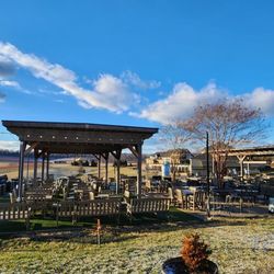 Stone Tower Winery - Stone Tower Winery outdoor seating area