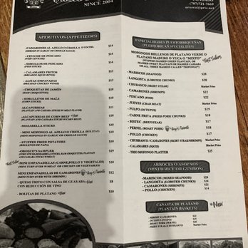 Orozco's - Menu - Puerto Rican Near Me - San Juan, Puerto Rico Orozco's - Menu - Puerto Rican Near Me - San Juan, Puerto Rico