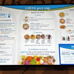 Santorinis  - West Bountiful - Menu