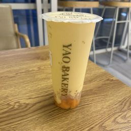 Mango pomelo sago - be sure to stir! Mango pomelo sago - be sure to stir!
