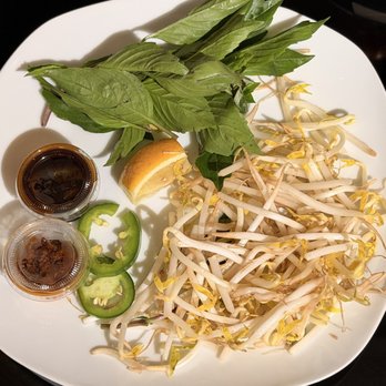 Saito & Pho Restaurant - The vegetables that comes with the Pho - Vietnamese Near Me - Ewa Beach, Hawaii