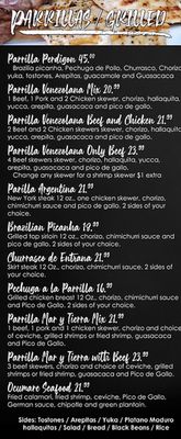 Menu photo 7 Perdigon El Sabor Tampa, FL