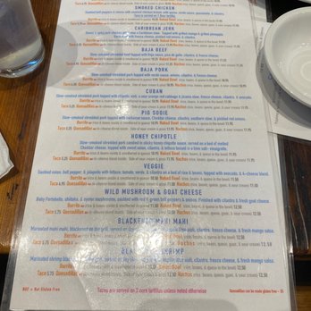 Baja Grill - Menu - Bars Near Me - Benton, Arkansas Baja Grill - Menu - Bars Near Me - Benton, Arkansas