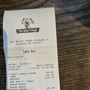 The Hogs Trough - Barbeque Near Me - Grayson, Kentucky