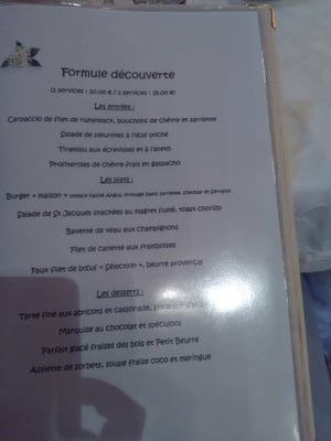 Menu photo 1 Restaurant de L'Orangerie Madeleine (La), 59