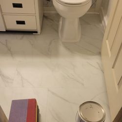Modern Carpet One Floor & Home - A beautiful lvp floor in my bathroom.