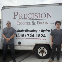 Precision Rooter & Drain - Family owned businesses since 2007, father and son. #draincleaning #hydrojetter #camerainspection #clog