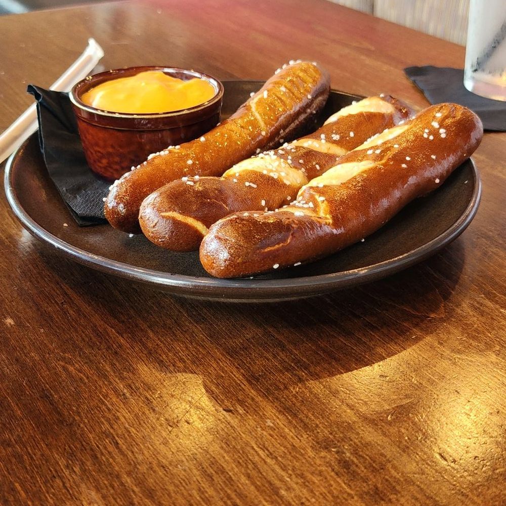 FIREBREW Bar & Grill - Appetizer - awesome pretzels. - Bars Near Me - Virginia Beach, Virginia