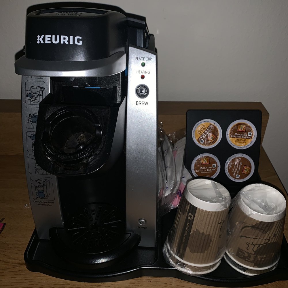 Guy Harvey Resort St Augustine Beach - Keurig!!! A coffeeholic's dream...coffee whenever! With 4 cups! - Resorts Near Me - Saint Augustine Beach, Florida Guy Harvey Resort St Augustine Beach - Keurig!!! A coffeeholic's dream...coffee whenever! With 4 cups! - Resorts Near Me - Saint Augustine Beach, Florida