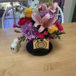 Floral Fantasia-Saratoga Florist - The regular sized birthday bouquet