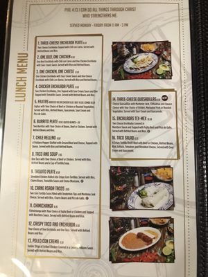 Menu photo 3 Villa Grande Mexican Restaurant Cross Roads, TX