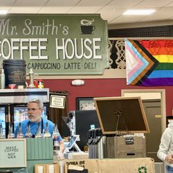 Mr Smith's Coffeehouse - Staff working behind the counter.