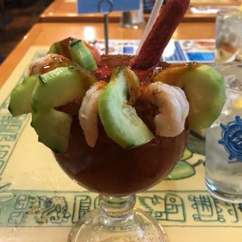Mariscos Altamar - Michelada with everything! - Mexican Near Me - Albuquerque, New Mexico