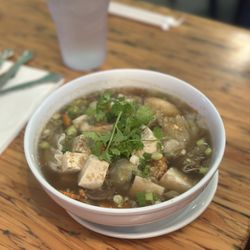Khao Hom - Tofu mushroom soup