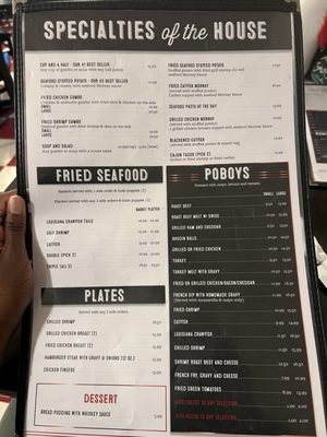 Menu photo 1 Dempsey's Poboys Baton Rouge, LA