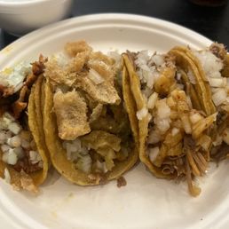 Assorted tacos