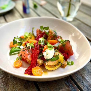 Knife Pleat - Tomato - French Near Me - Costa Mesa, California