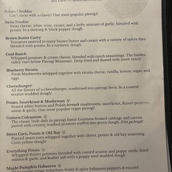 Pierogi Mountain - Pierogi menu - Polish Near Me - Columbus, Ohio Pierogi Mountain - Pierogi menu - Polish Near Me - Columbus, Ohio