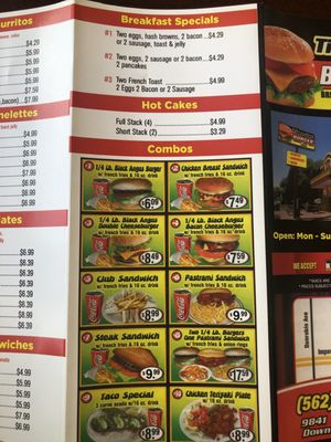 Menu photo 8 Time Out Burger Downey, CA