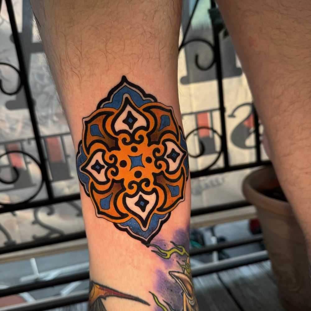 TATTOOS – ORBITED BY NINE DARK MOONS, image size:1000x1000