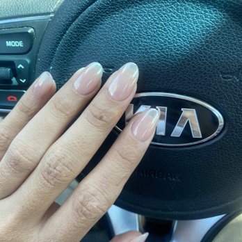 Emmie Nail Bar - Gel x with "inner peace" DND color, #26 chrome on top - Nail Salons Near Me - Chandler, Arizona