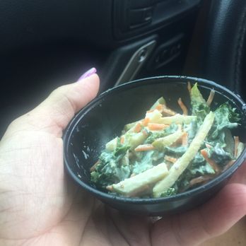Tropical Smoothie Cafe - Kale slaw..this was ALL I got...two forkfulls - Juice Bars & Smoothies Near Me - Wellington, Florida Tropical Smoothie Cafe - Kale slaw..this was ALL I got...two forkfulls - Juice Bars & Smoothies Near Me - Wellington, Florida