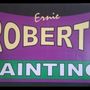 Photo of Ernie Roberts Painting