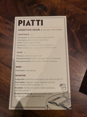 Menu photo 2 Piatti Seattle, WA Menu photo 2 Piatti Seattle, WA