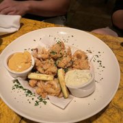 Photo of Grand Lux Cafe - Las Vegas, NV, United States. calamari and shrimp (: