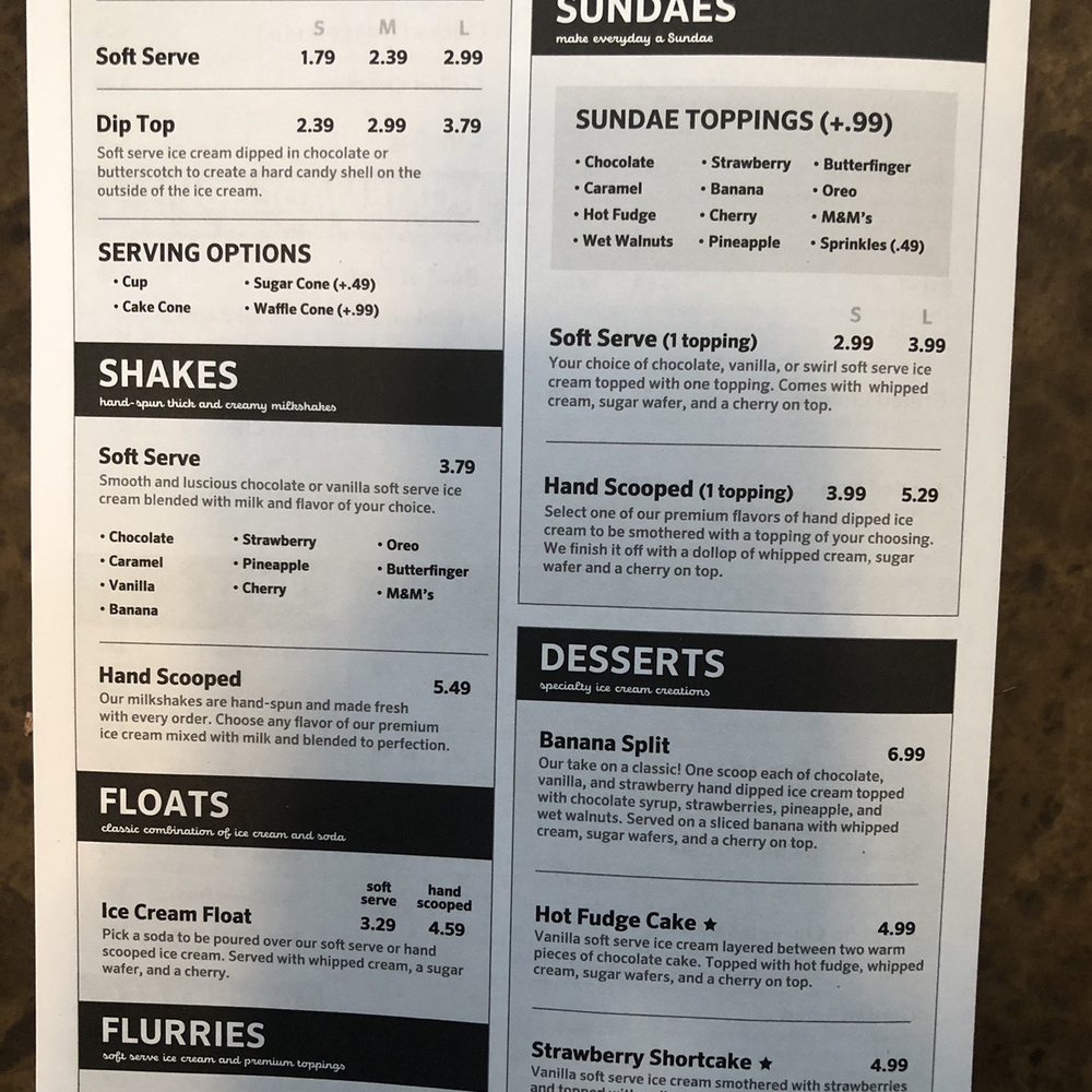 Dairi-O - Menu - Burgers Near Me - Thomasville, North Carolina Dairi-O - Menu - Burgers Near Me - Thomasville, North Carolina