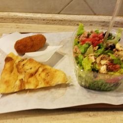 Sfizi di pizza - Sicilian salad, foccacia, suppli