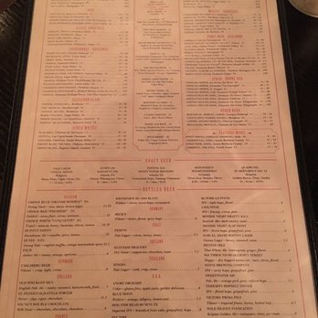 Bistro Niko - Drink Menu - French Near Me - Atlanta, Georgia