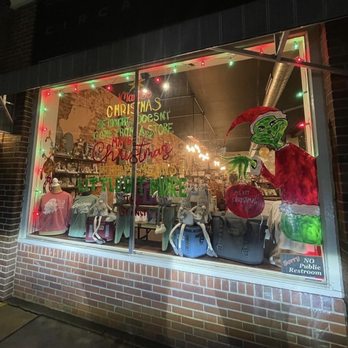 Christmas Town USA - Storefront window paintings. - Local Flavor Near Me - McAdenville, North Carolina Christmas Town USA - Storefront window paintings. - Local Flavor Near Me - McAdenville, North Carolina