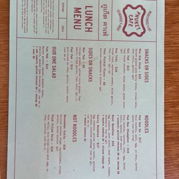 Phuket Cafe - Menu - Thai Near Me - Portland, Oregon Phuket Cafe - Menu - Thai Near Me - Portland, Oregon