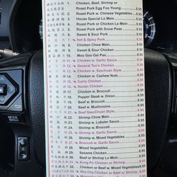 Hong Kong - Lunch special menu!