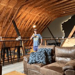 Iron Furnace Brewing - Up in the loft... see the Old Man of the Mt on the right ?