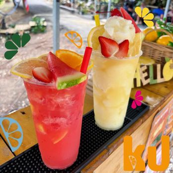 Limonadas K&J - Strawberry y Colada - Juice Bars & Smoothies Near Me - San German, Puerto Rico
