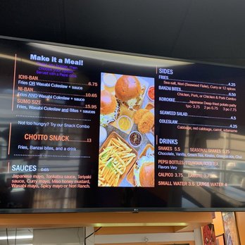 Katsu Burger - a menu on the wall - Burgers Near Me - Seattle, Washington Katsu Burger - a menu on the wall - Burgers Near Me - Seattle, Washington