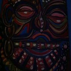 Maracatu Brasil - Arte até na porta do banheiro