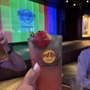 Hard Rock Cafe - Souvenir Glass - American Near Me - Atlantic City, New Jersey