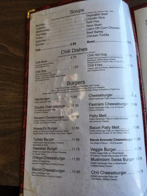 Menu photo 5 Howard's Coffee Shop Cypress, CA Menu photo 5 Howard's Coffee Shop Cypress, CA