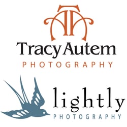Lightly Photograpy - Tracy Autem & Lightly Photography Logos