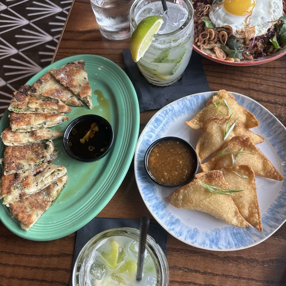 Lucky Tiger - SCALLION PANCAKES CRAB RANGOONS UDON NOODLES - Asian Fusion Near Me - Boston, Massachusetts Lucky Tiger - SCALLION PANCAKES CRAB RANGOONS UDON NOODLES - Asian Fusion Near Me - Boston, Massachusetts