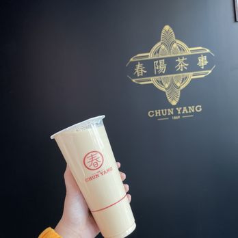 Chun Yang Tea - Oolong Latte (no ice) - Bubble Tea Near Me - Sunnyvale, California