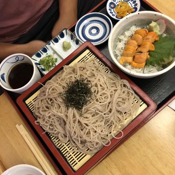 I-NABA - Zaru soba set with uni don - Japanese Near Me - Honolulu, Hawaii I-NABA - Zaru soba set with uni don - Japanese Near Me - Honolulu, Hawaii