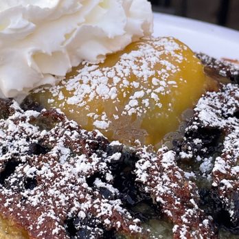 Baja Cafe - Blueberry Pancake with lemon filling - Breakfast & Brunch Near Me - Tucson, Arizona Baja Cafe - Blueberry Pancake with lemon filling - Breakfast & Brunch Near Me - Tucson, Arizona