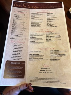 Menu photo 1 Casa Di Giorgio Franklin, WI Menu photo 1 Casa Di Giorgio Franklin, WI
