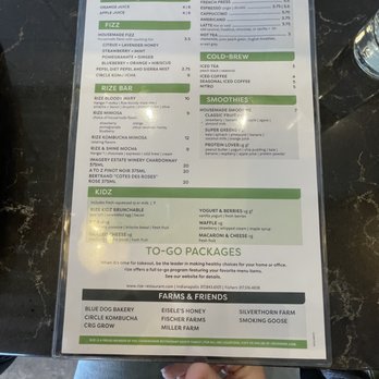 Rize Carmel - Menu - Breakfast & Brunch Near Me - Carmel, Indiana Rize Carmel - Menu - Breakfast & Brunch Near Me - Carmel, Indiana