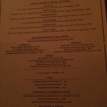 Apotheke - Menu - Cocktail Bars Near Me - New York, New York
